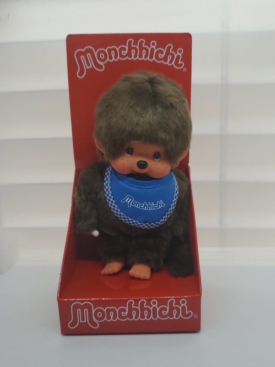 Monchhichi Boy Blue Bib