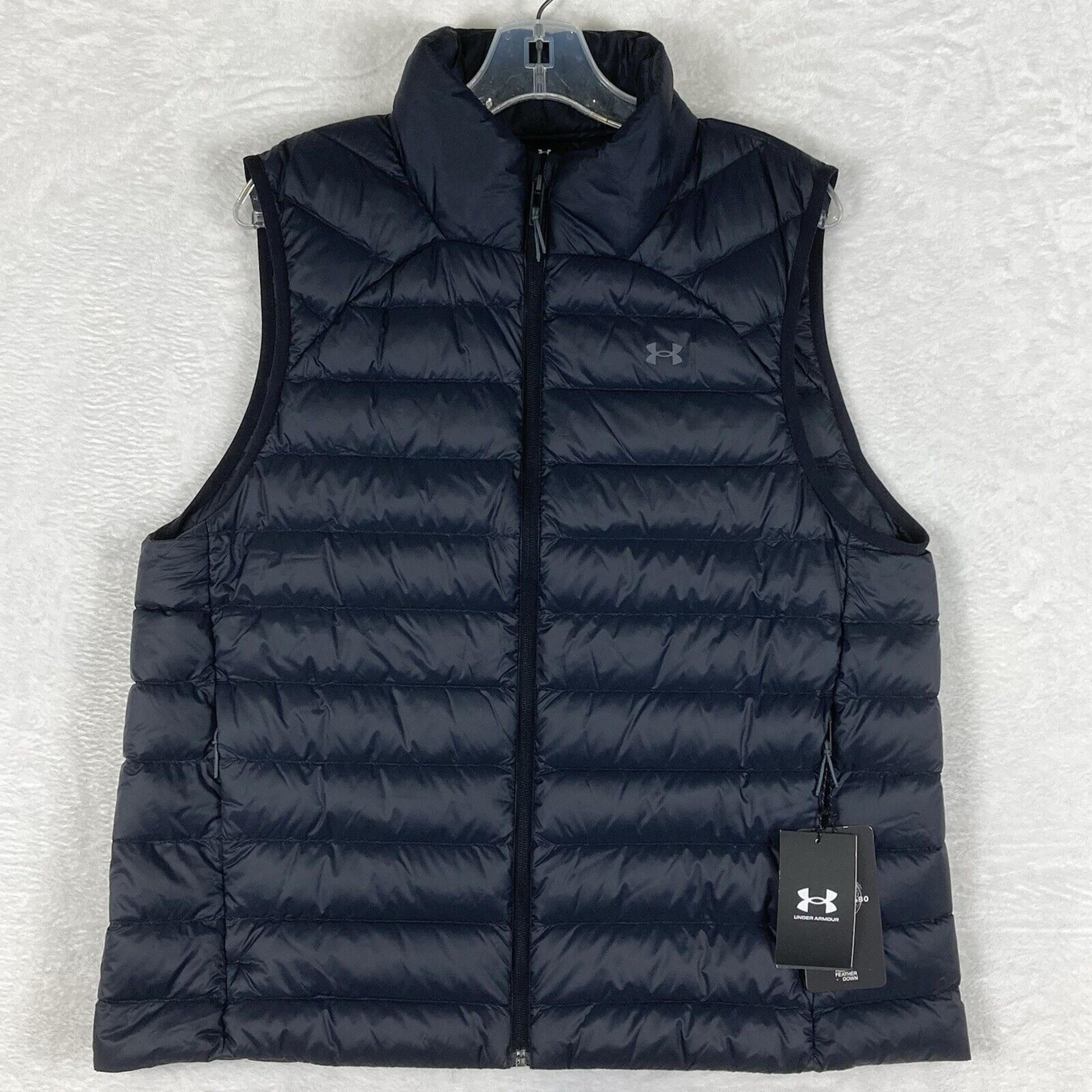 Under Armour Womens XL Storm Down 2.0 Black Goose Down Puffer Vest Gorpcore