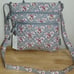 Vera Bradley Triple Zip Hipster in Mon Amour Gray NWT