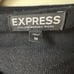 Express Black Italian Merino Wool Sweater Men's Size M Medium V-Neck Long Sleeve