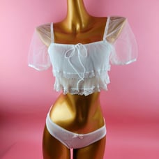 White lingerie set