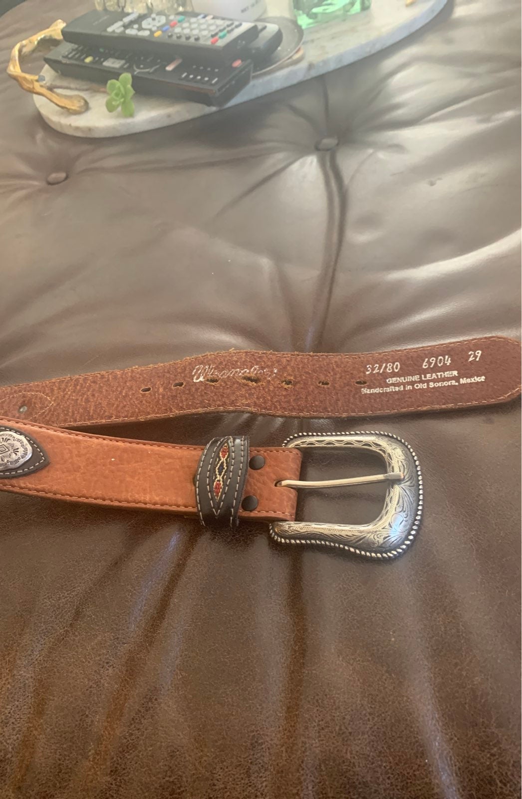 Men's genuine leather 29-32” belt