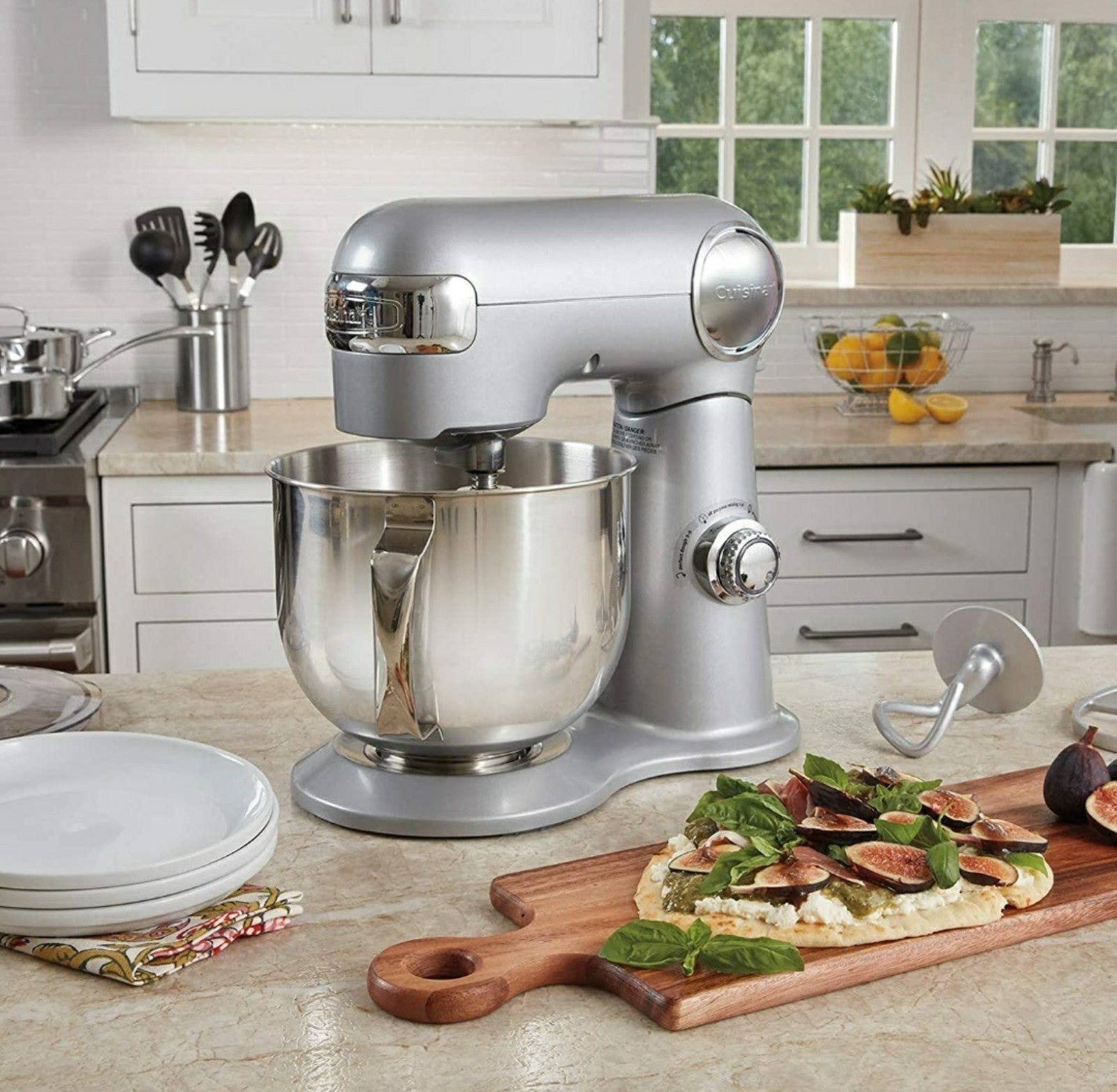 NIB CUISINART Precision Master 5.5 Qt (5.2L) Stand Mixer, Silver