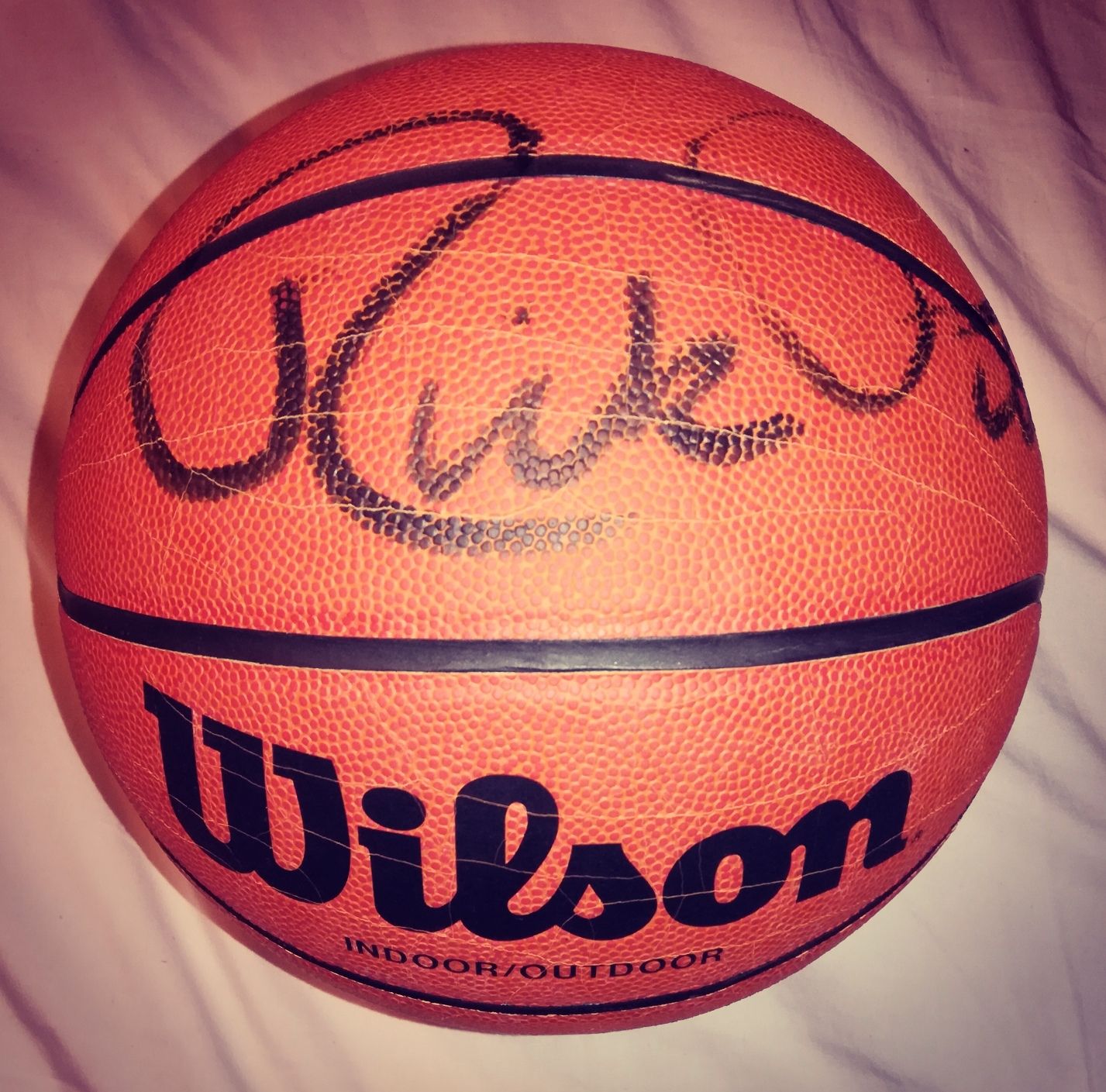Signed Basketball