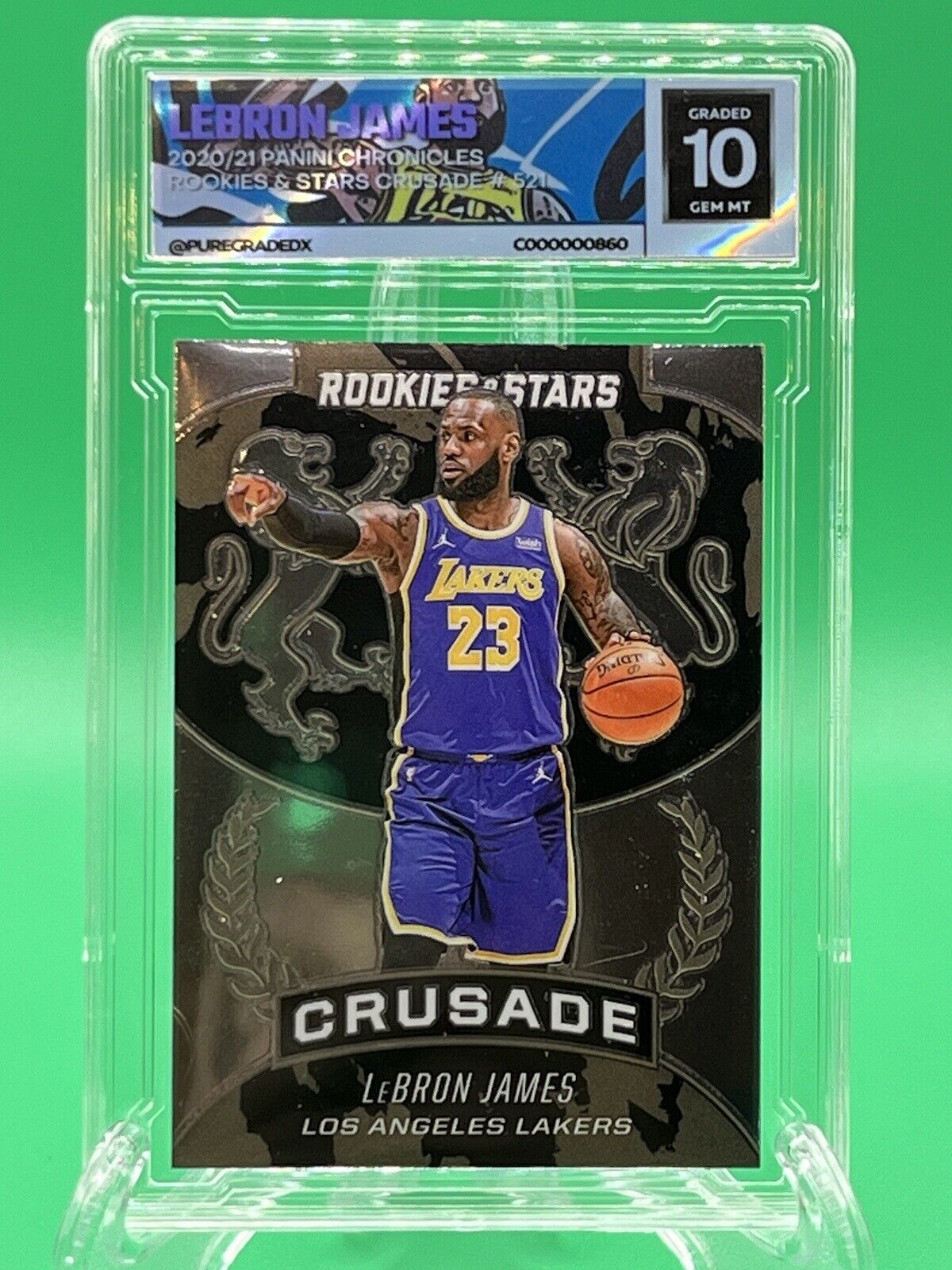 2020-21 Chronicles Rookies & Stars Lebron James Crusade #521 - Gem Mint 10