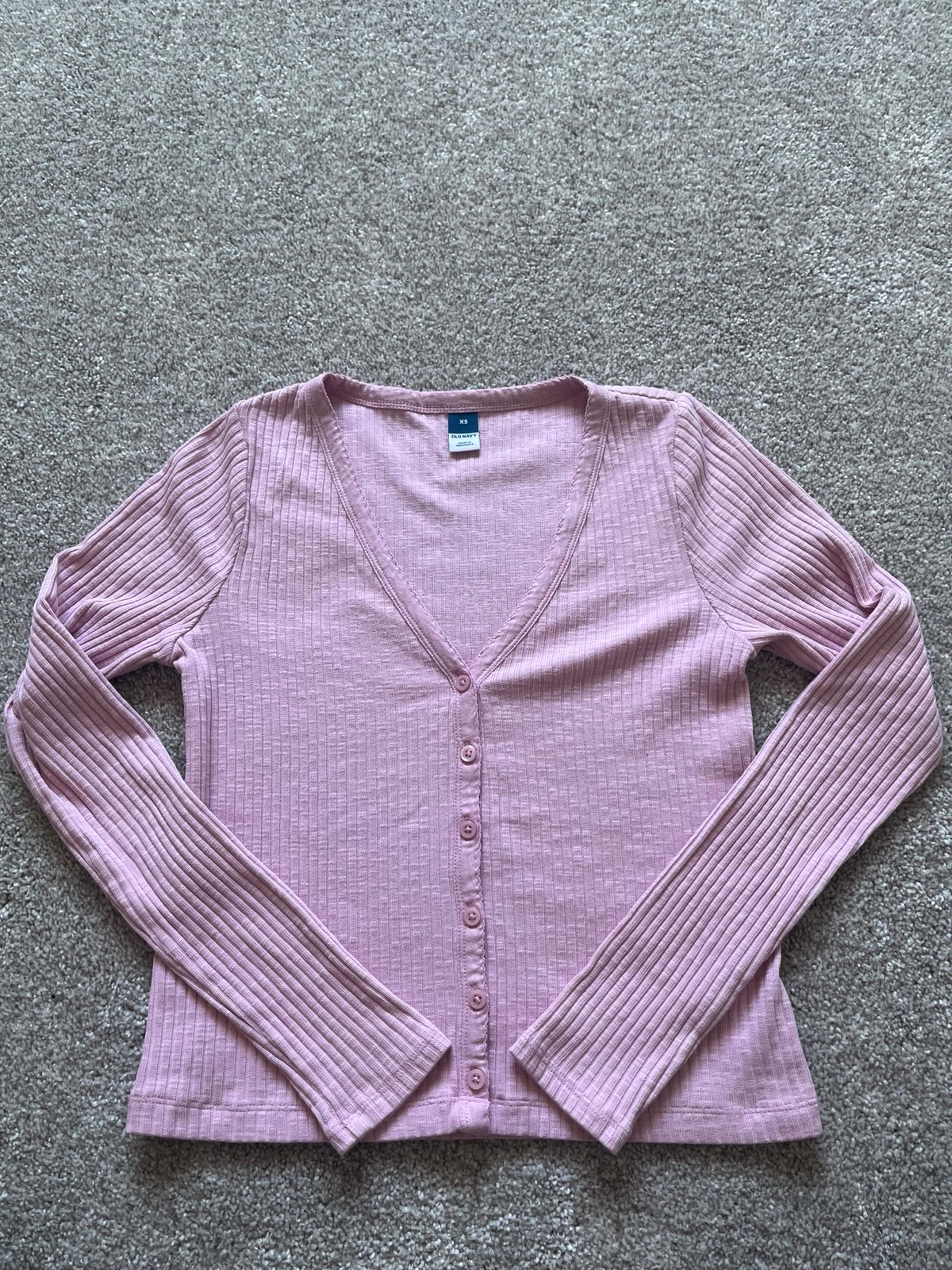 Old Navy Pink Cardigan Sweater