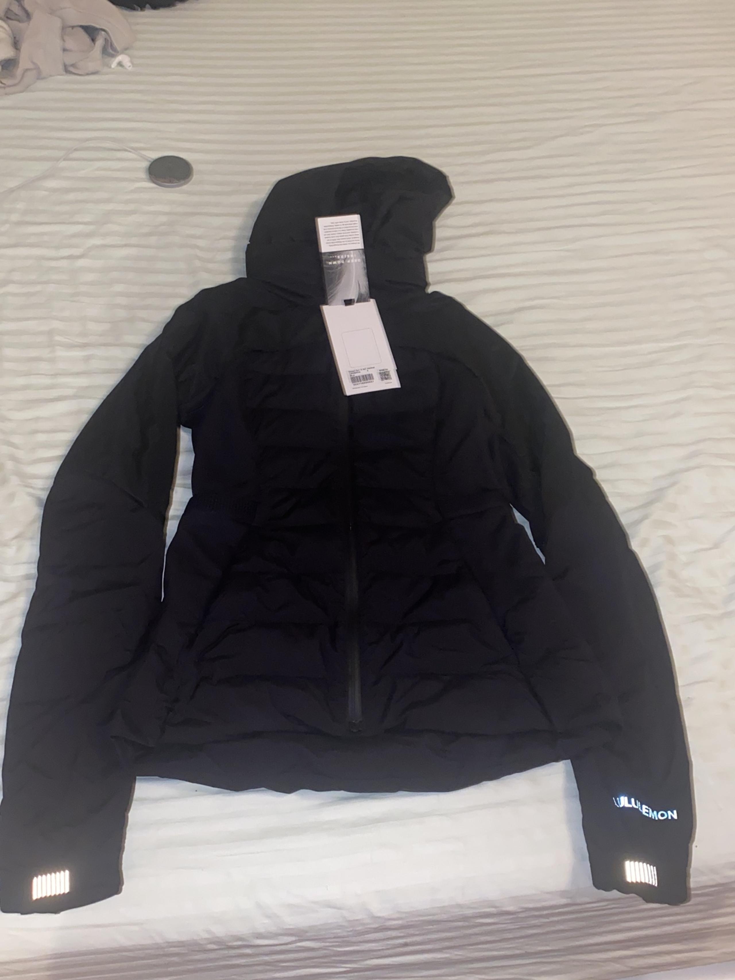 NWT Lululemon Down For it All Jacket - Black