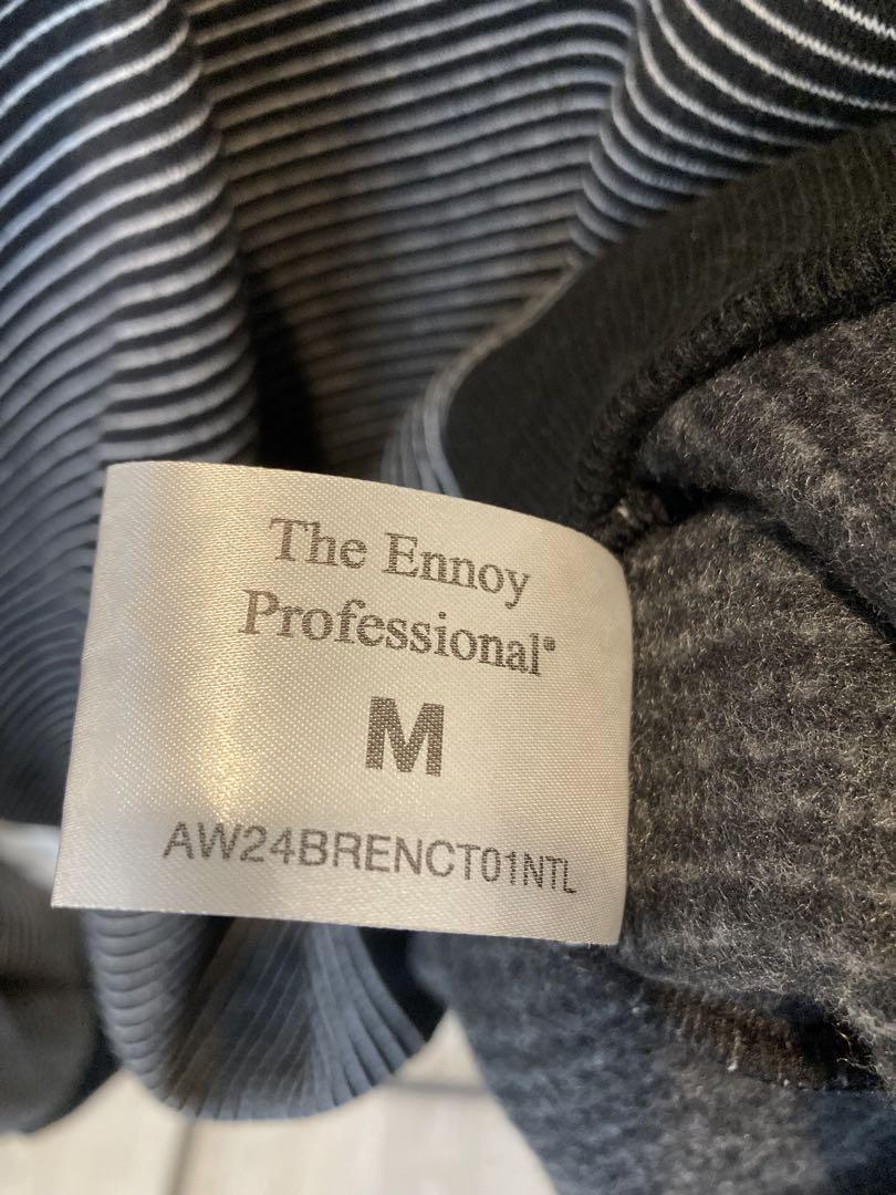 ENNOY BORDER CREW NECK SWEAT