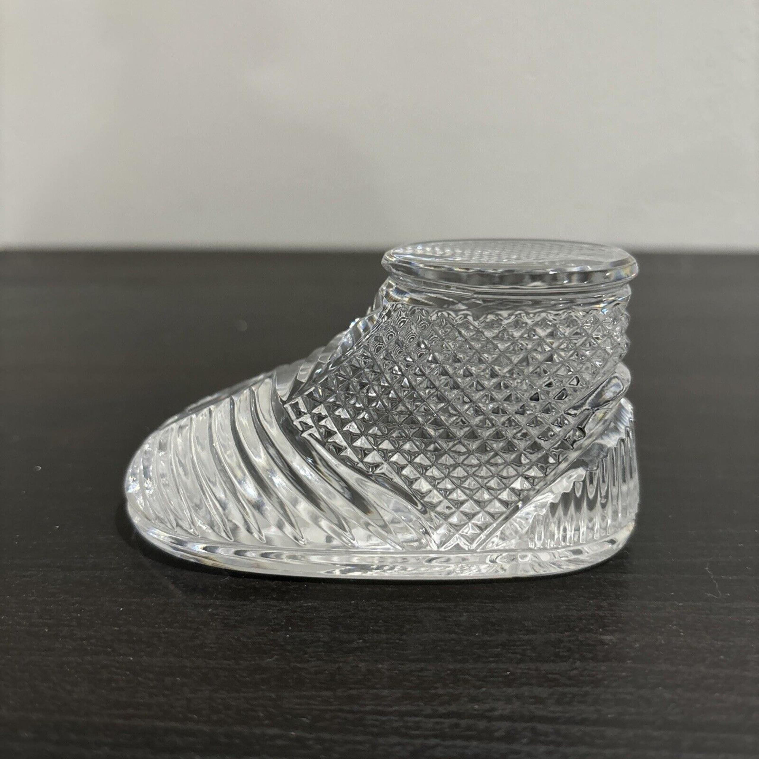 Waterford Ireland Figurine Paperweight BABY BOOT FIRST SHOE NO BOX