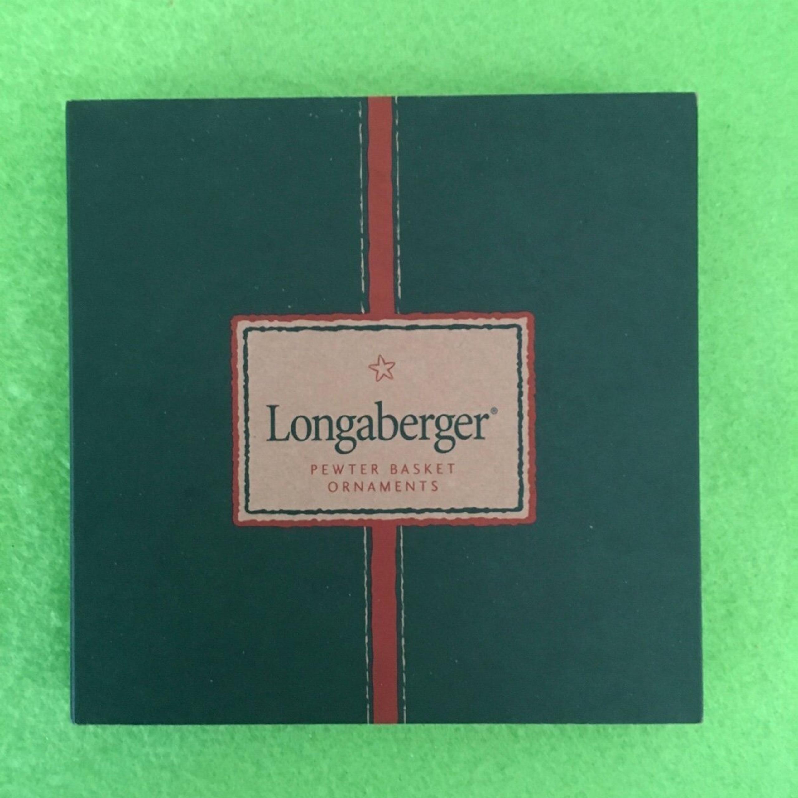 Longaberger Pewter Basket Ornaments