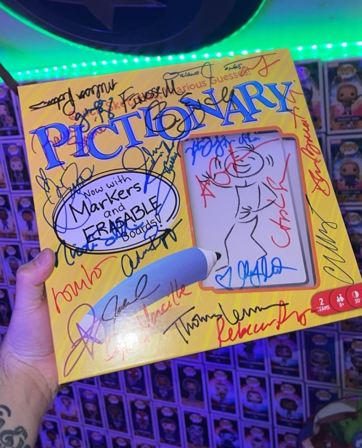MEGA Signed Pictionary Game