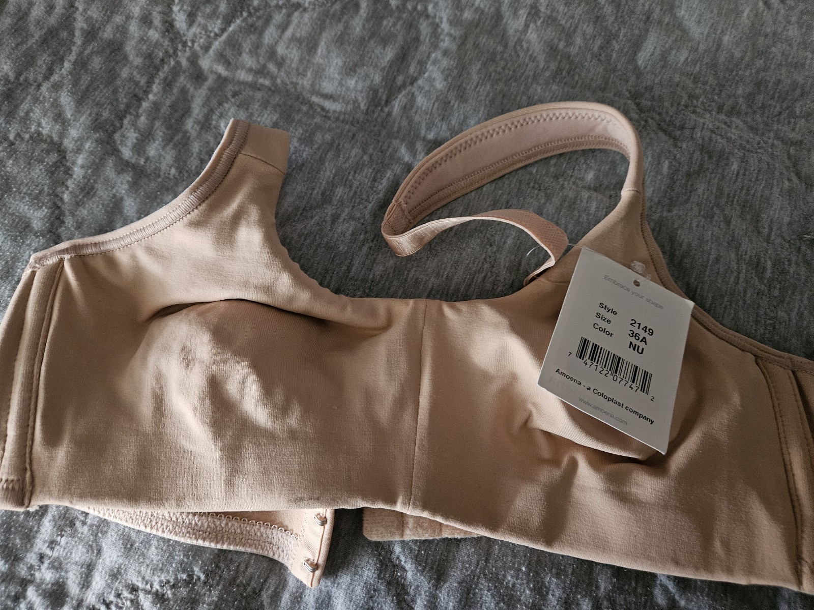 Amoena bra masectomy size 36a, sports bra
