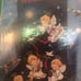 Creative Accents MUSICAL ANGELS STOCKING Cross Stitch Blue Doves Cardinals NEW