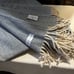 SFERRA Celine blanket cadet blue