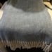 SFERRA Celine blanket cadet blue