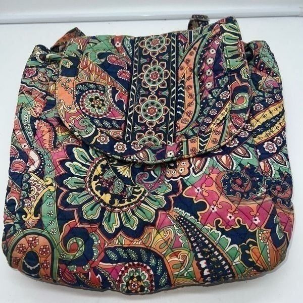 Vera Bradley Hipster Paisley Backpack **SEE PICS**