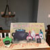 Pick your poison, accent rug, and Poison bottle