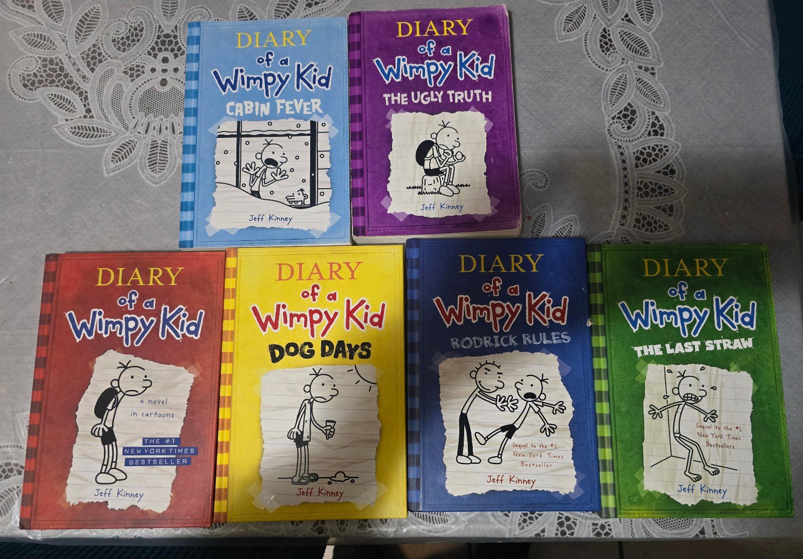 Diary of a wimpy kid 6 books