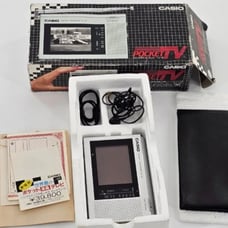 Vintage CASIO TV-470B Black Portable Handheld Pocket TV with Color, untested