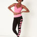 NEW (L) VS PINK Foldover Leggings and Campus Tee in dreamy pink originals