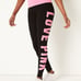 NEW (L) VS PINK Foldover Leggings and Campus Tee in dreamy pink originals