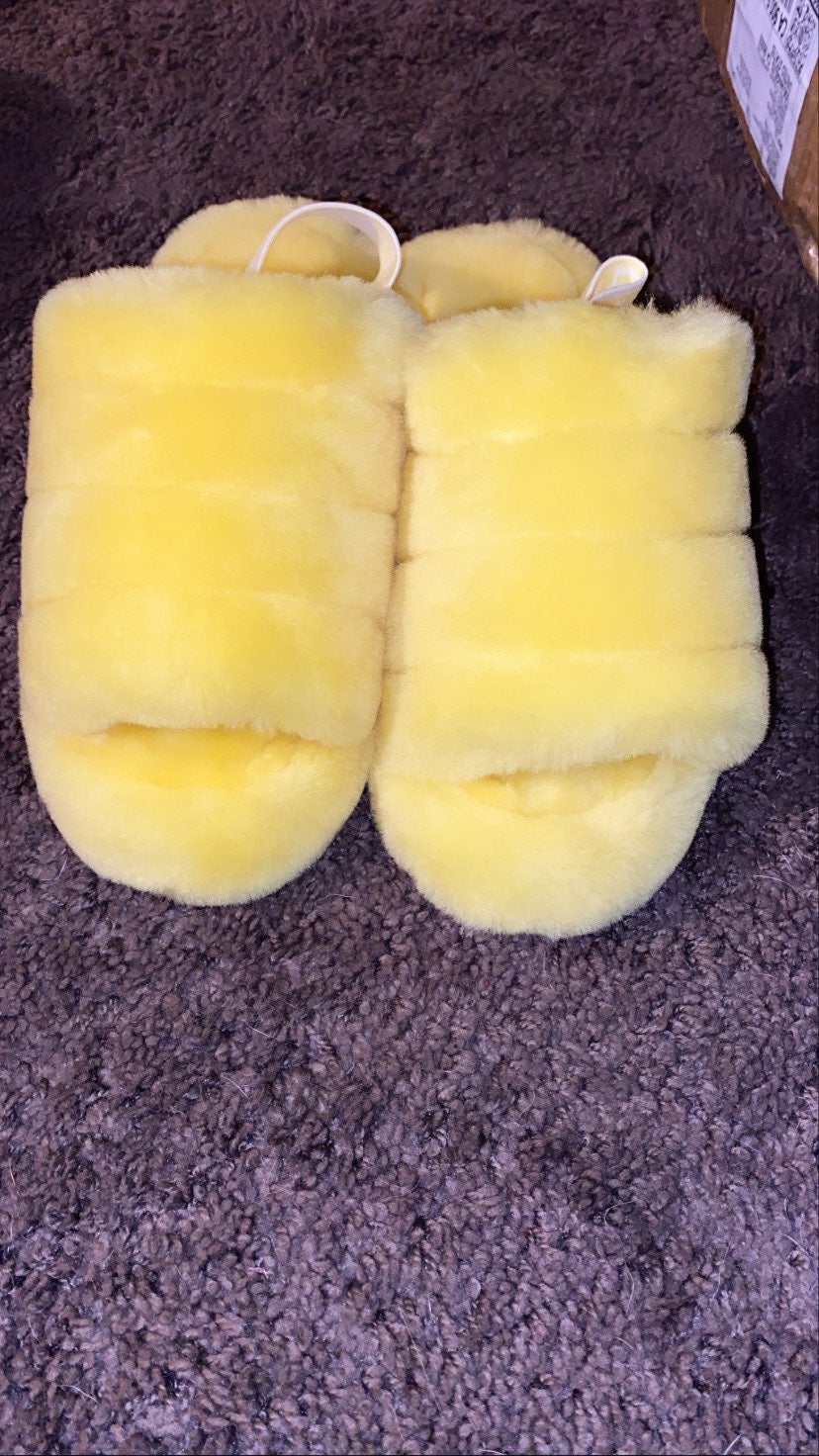 YELLOW UGGS