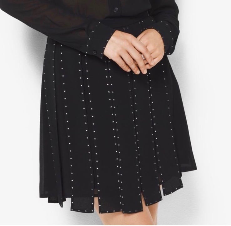 Michael kors studded gladiator skirt