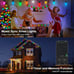 C9 Christmas Outdoor Lights, 66FT 100 LEDs, APP Controlled RGB String Lights