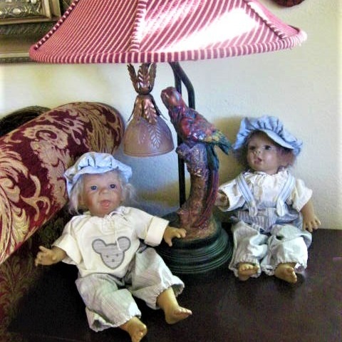 TWO DOLLS: Jeckle-Jansen Kunstlerpuppen Sandy Vintage Artist Doll Circa 1992