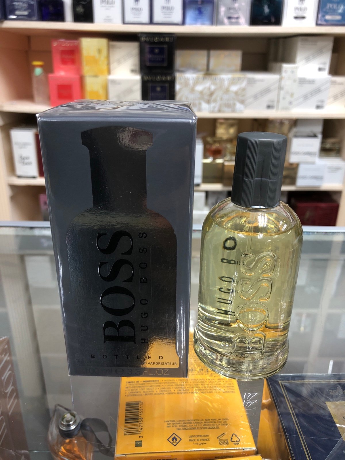 Boss Bottled Eau de Toilette Spray by Hugo Boss for Men 100ml e 3.3 FL.OZ.