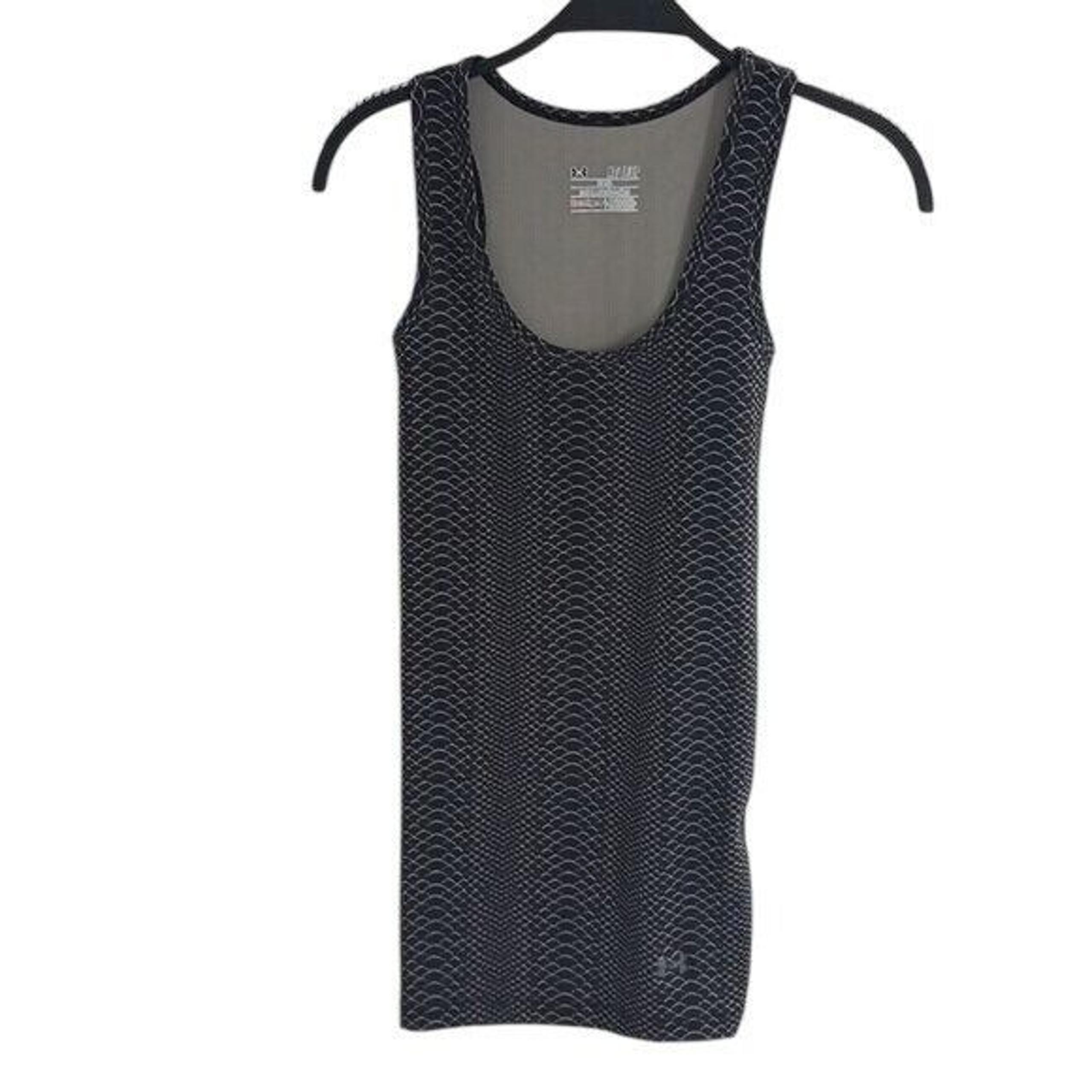 Under Armour Tank Top Athletic Fitted Heat Gear Animal Print Womens Size XS