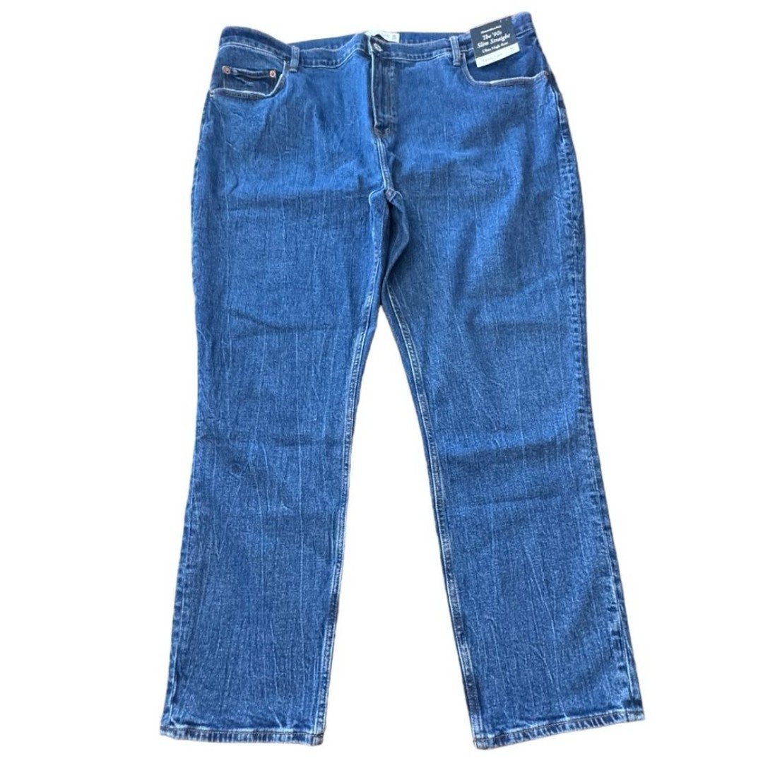 NWT Abercrombie & Fitch Curve Love The 90s Slim Straight Ultra High Rise Womens