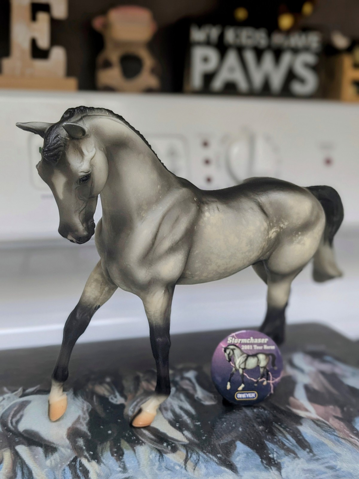 Breyer Model Horse StormChaser 2001 Breyer Tour Model With Matching Pin.