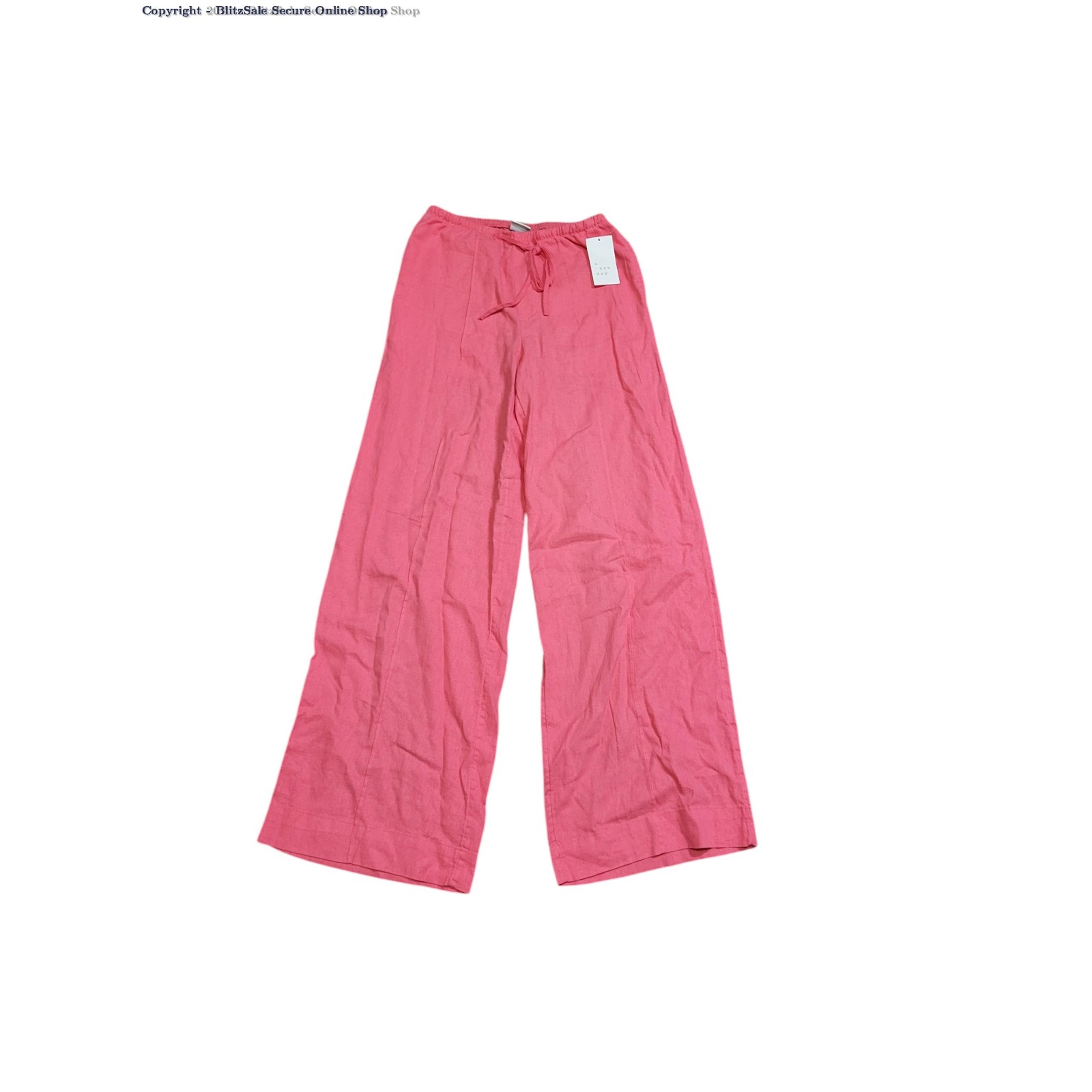 Women's High-Rise Wide Leg Pants - A New Day XS