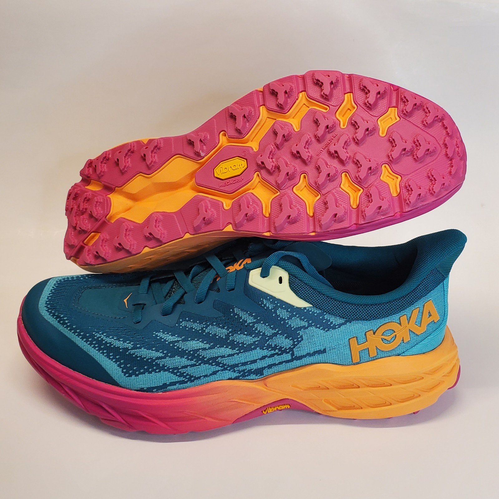 New Hoka One One Speedgoat 5 Deep Running Sneakers Deep Lake