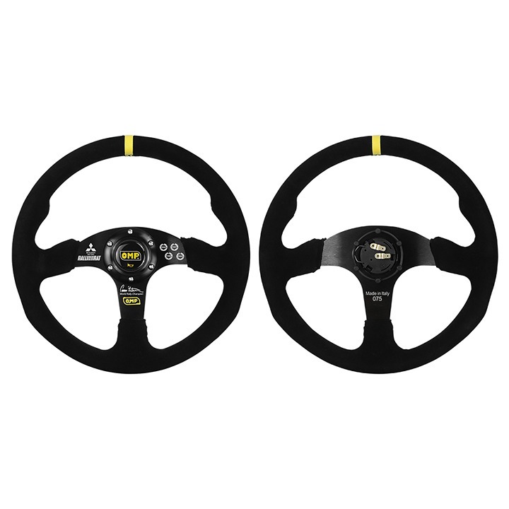 BRAND NEW 14 OMP WRC WORLD RALLY CHAMPION Racing Suede Black Steering Wheel