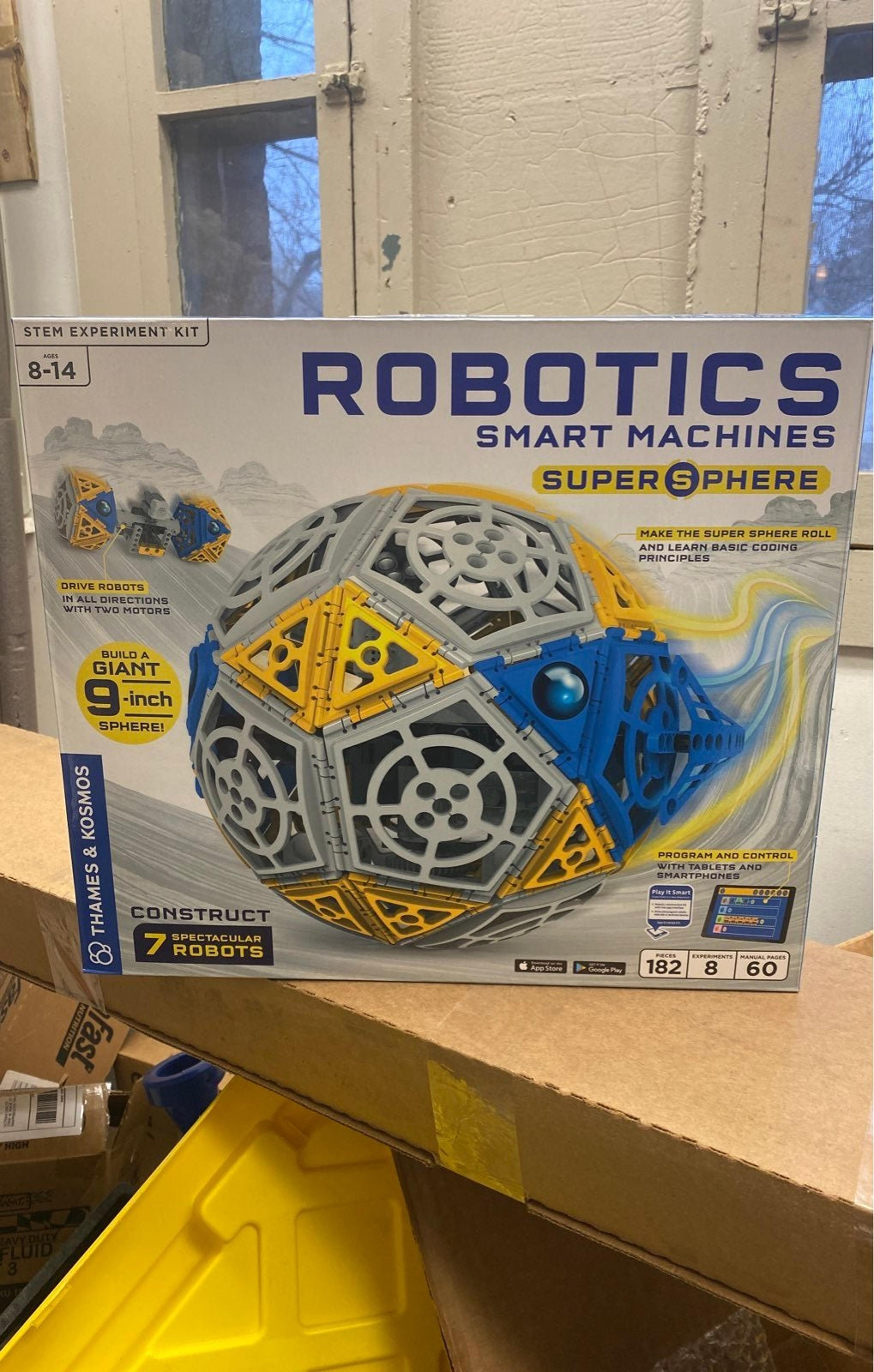 Thames & Kosmos Robotics Smart Machines Super Sphere STEM Experiment Kit Coding