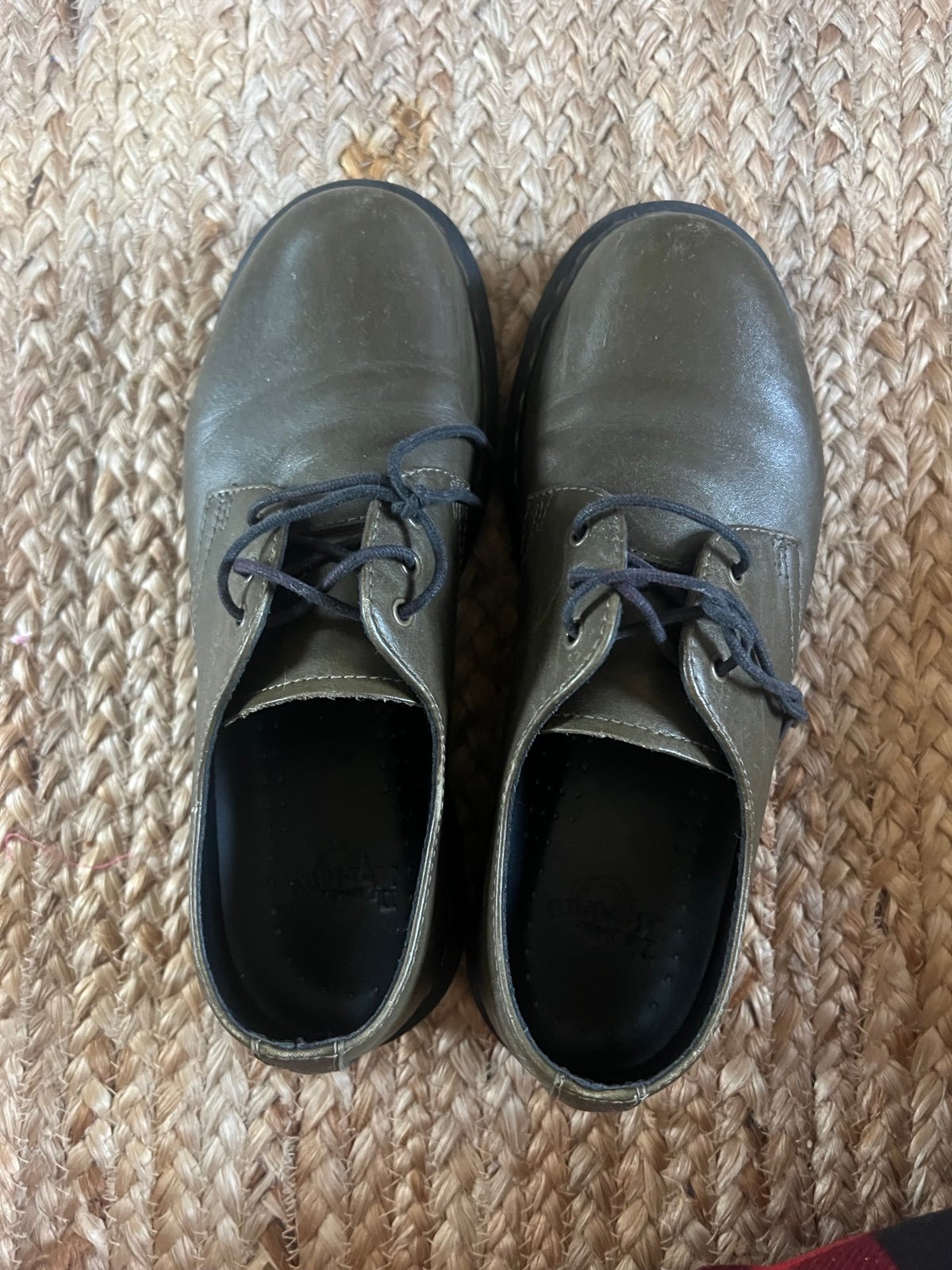 brown doc martens