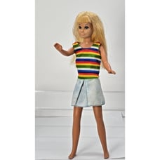 Barbie Mattel Skipper Doll 1970s Suntan Malibu, Korea, TNT, Bendable Knees
