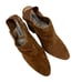 Steve Madden Logan Cognac Brown Suede Slingback Mules Size 8.5M