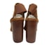 Steve Madden Logan Cognac Brown Suede Slingback Mules Size 8.5M