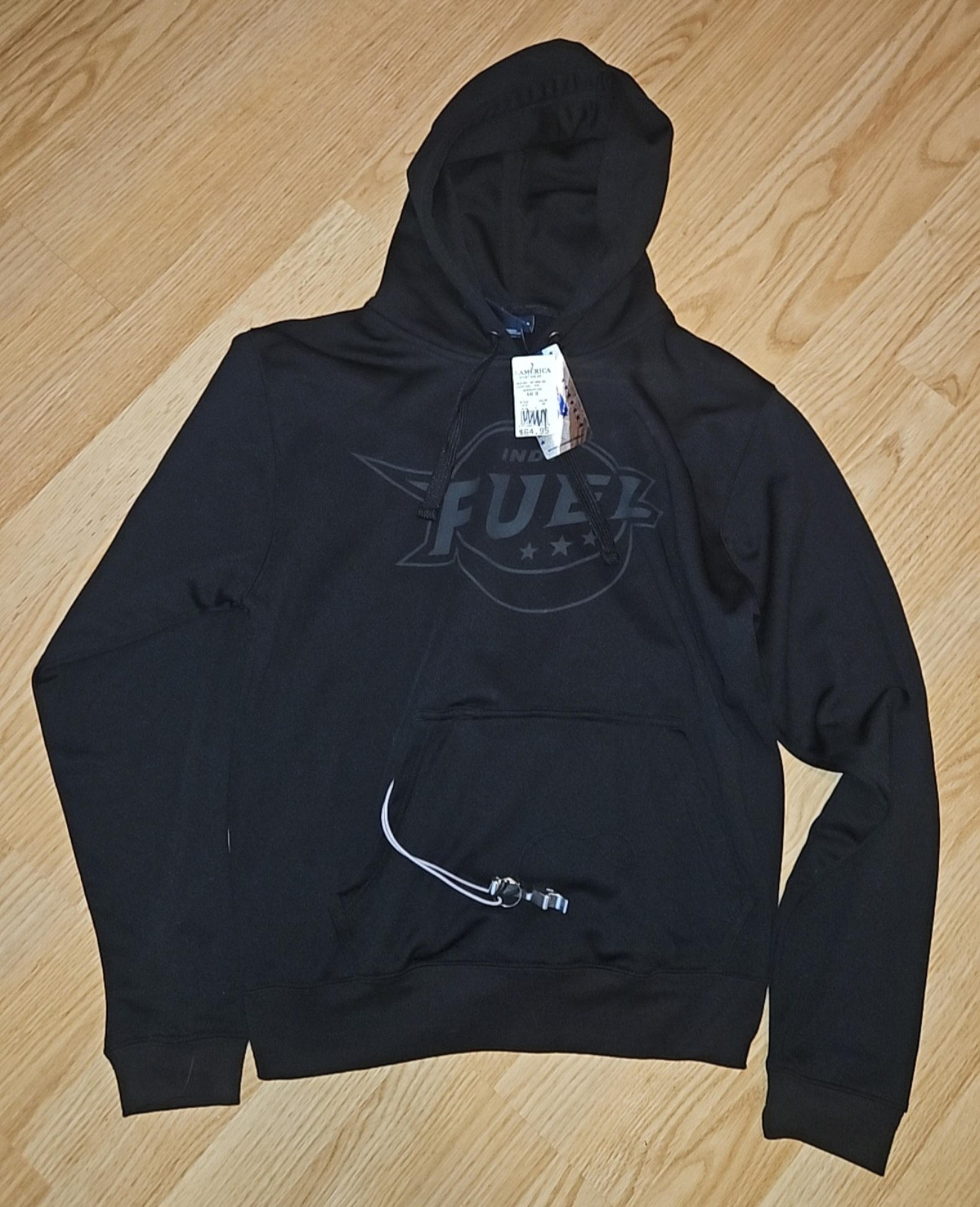 NWT J. America Indy Fuel Hoodie Men's Medium Black