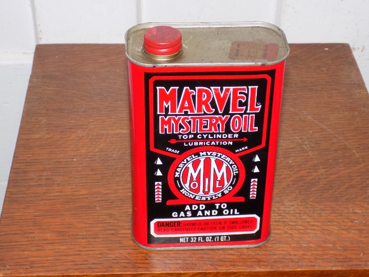 Vintage Marvel Mystery Oil Empty One Quart Can