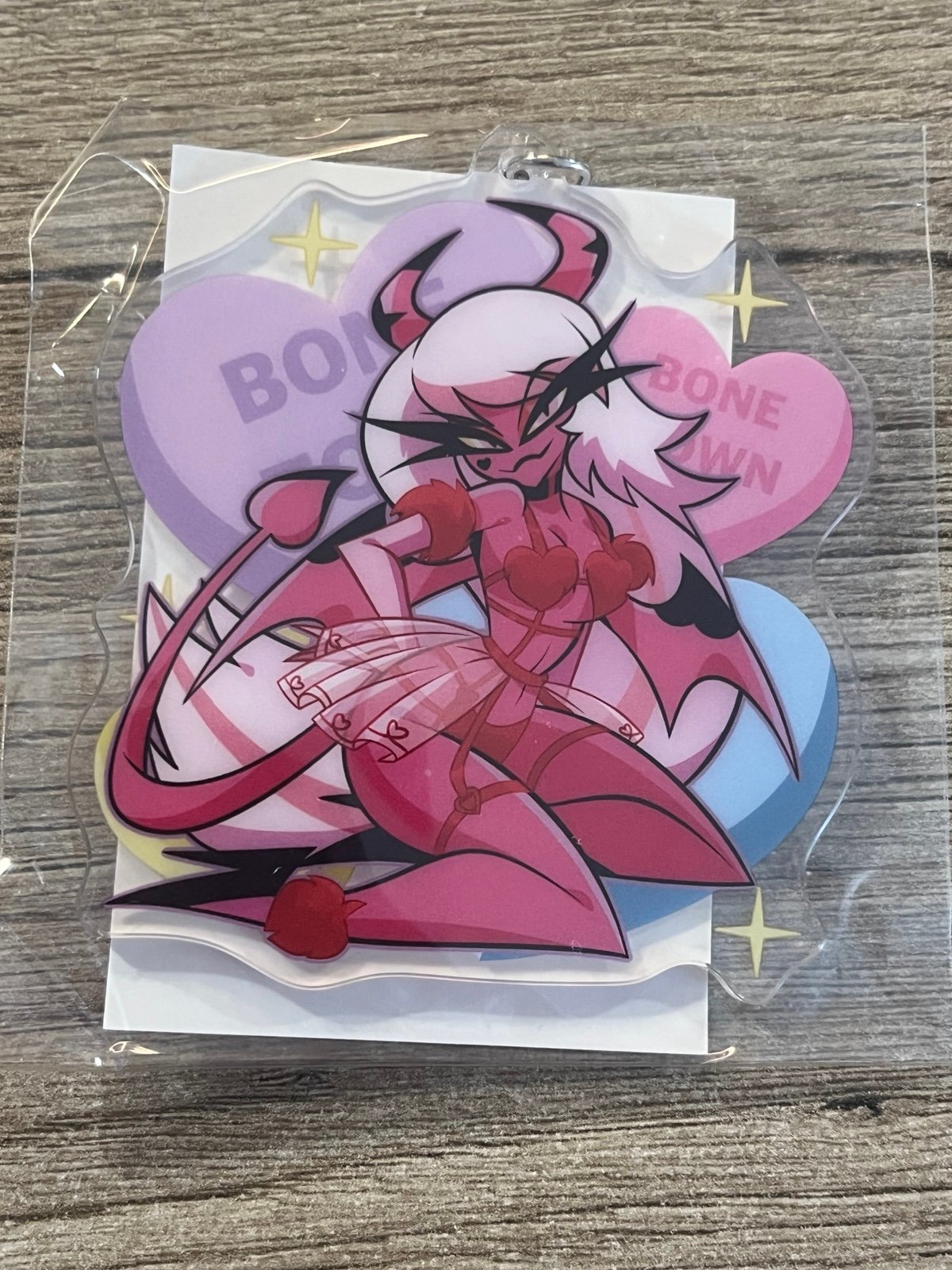 Helluva Boss Verosika Valentines Day 2025 Acrylic Keychain