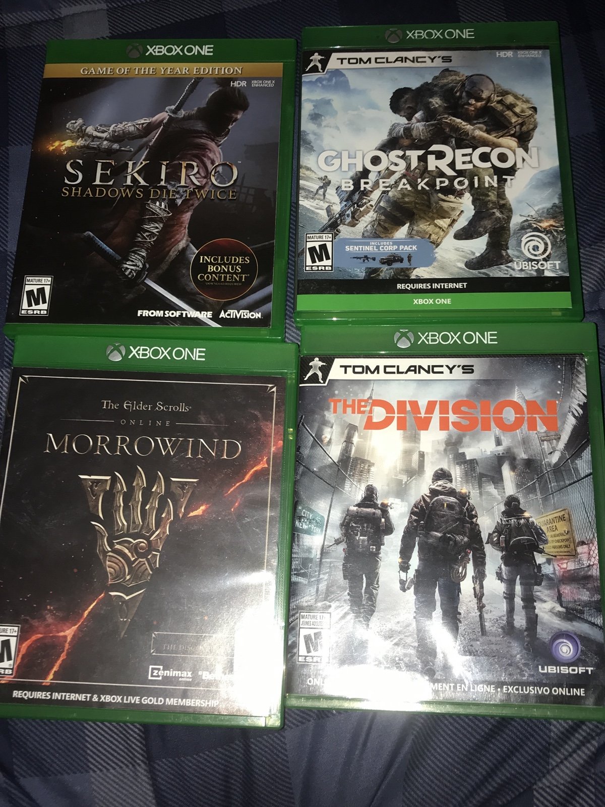 Xbox games collection