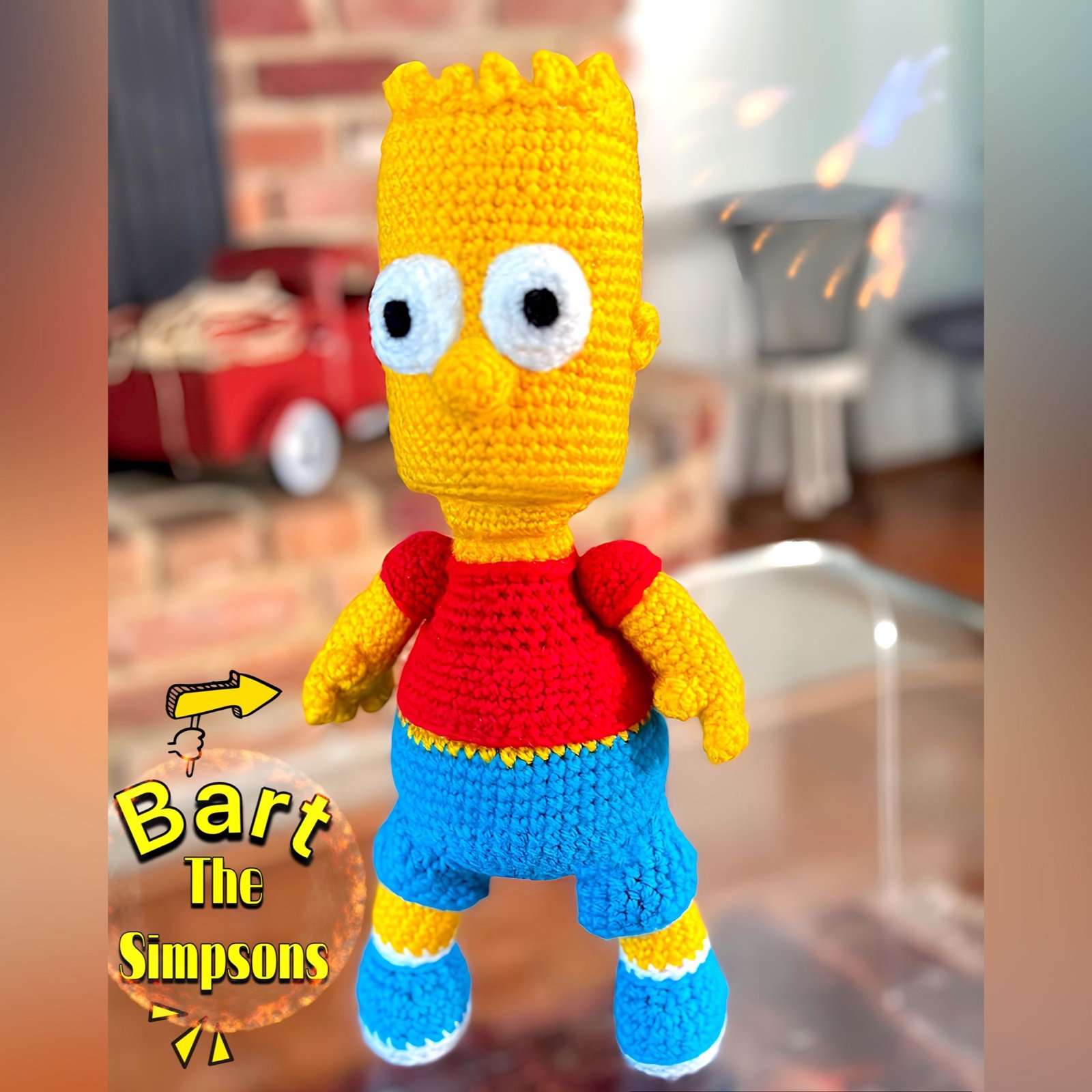 The Simpsons Bart - Handmade - Brand New