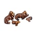 Hagen Renaker Vintage Retired Miniature Figurine Walrus Family of Four