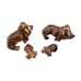 Hagen Renaker Vintage Retired Miniature Figurine Walrus Family of Four