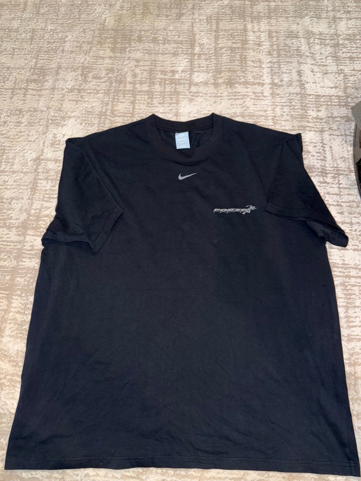 Nike NOCTA Drake Black Running T Shirt Forza Nocta Size 2XL EU Exclusive NWOT