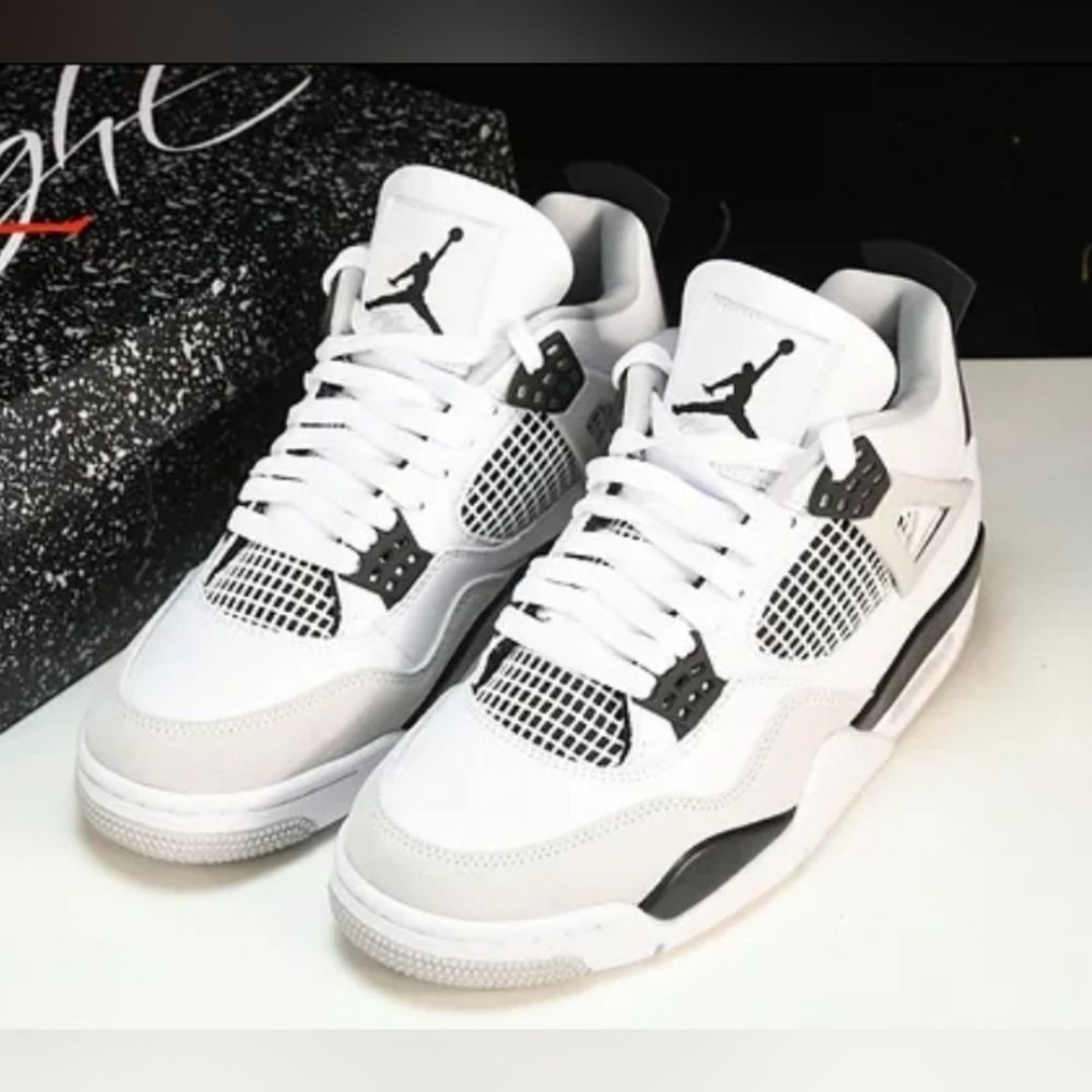 Air Jordan White Youth Size 1 military